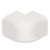 Angolo esterno 90 gradi pvc 90 x 65mm bianco Vecamco
