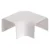 Curva piana 90 gradi pvc 65×50 mm bianco Vecamco