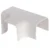 Curva a tee pvc 90x65mm bianco Vecamco
