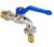 Rubinetto portagomma per canna acqua ed irrigazione ecologico a sfera – 3/4″