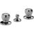 Batteria tre fori bidet Paffoni Danubio DA116CR