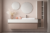 Mobile bagno design sospeso Rosa Cipria